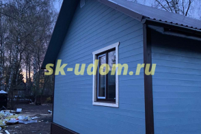 Строительство каркасного дома в СНТ Наука-1 Ногинского района Московской области