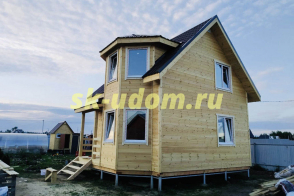 Строительство каркасного дома в деревне Назарьево Павлово-Посадского района Московской области
