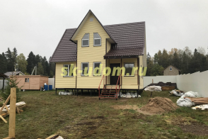 Строительство каркасного дома в Пушкинском районе Московской области