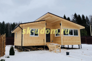 Строительство каркасного дома для постоянного проживания в деревне Серп и Молот Кольчугинского района Владимирской области