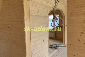 Строительство каркасного дома в дачном посёлке Северный Берег Пушкинского района Московской области