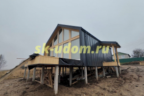 Строительство каркасного дома Барнхаус в г. Шуя Ивановской области