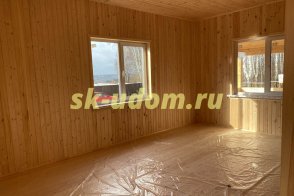 Строительство каркасного дома на две семьи в деревне Скрылья Серпуховского района Московской области