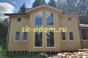 Строительство каркасного дома в СНТ Колос Клинского района Московской области