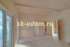 Строительство каркасного дома барнхаус в саду Связист Владимирской области