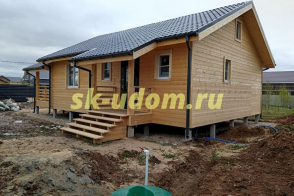 Строительство каркасного дома в п. Васькино Чеховского района Московской области
