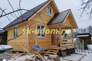 Строительство каркасного дома для постоянного проживания в посёлке имени Воровского Ногинского района Московской области