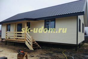 Строительство каркасного дома для постоянного проживания в городе Воскресенск Московской области