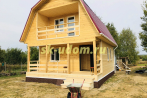 Cтроительство каркасного дома для постоянного проживания в деревне Захарово