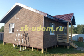 Строительство каркасного дома в д. Запрудье Собинского района Владимирской области
