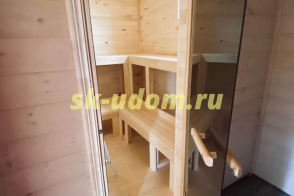 Строительство бани в коттеджном посёлке Затёсово Московской области